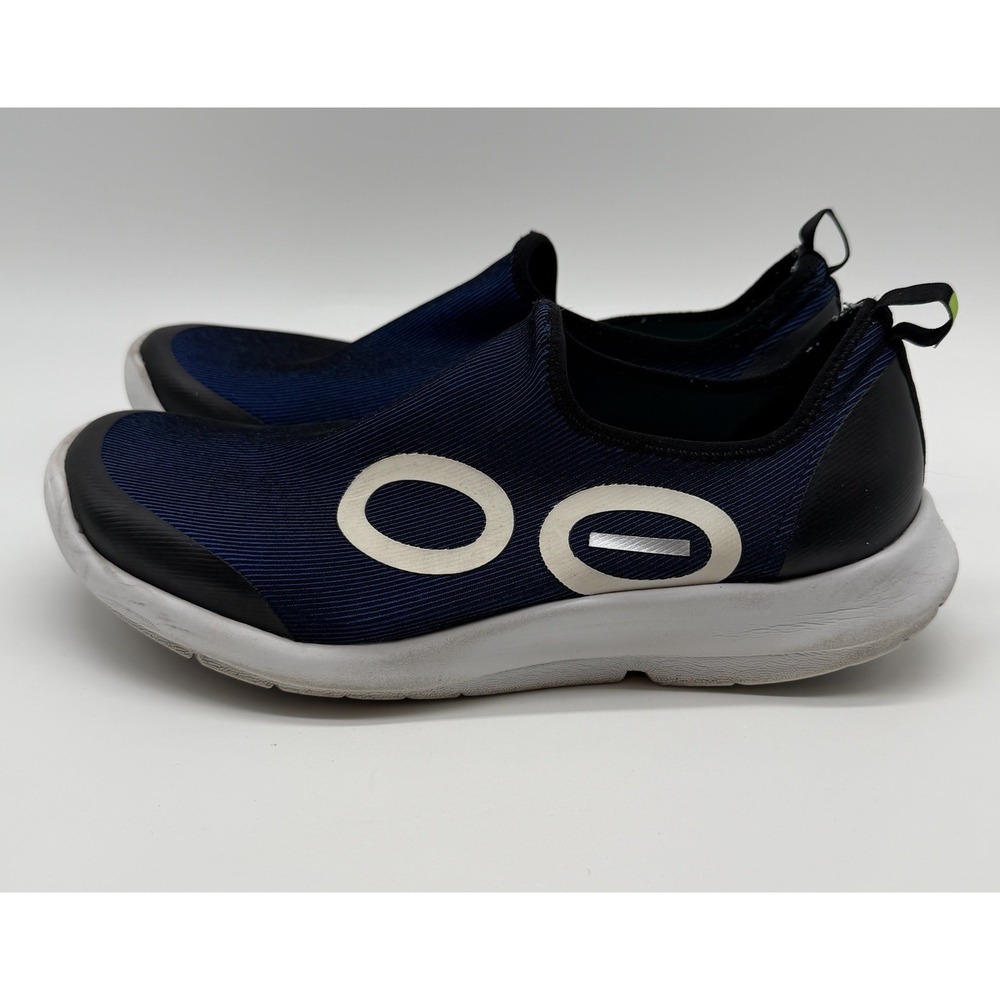 OOFOS Shoes OOmg Sport Men's Sz 8 Slip-On Sneakers Navy White Black Athletic